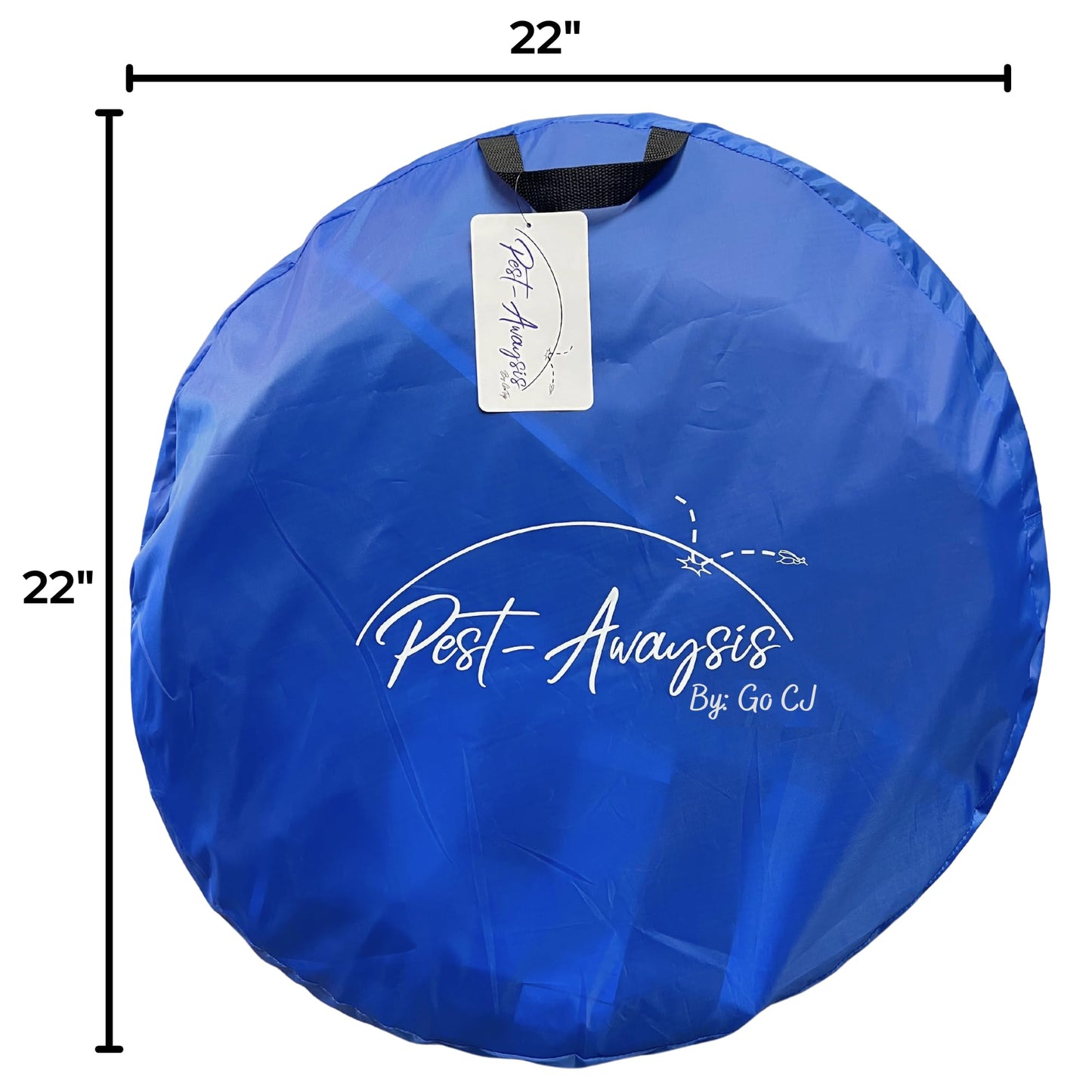Pest Awaysis Patent-Pending Swimming Pool Float Bug Prevention Net | No More Bees, Wasps, Mosquitos | 40% Sunblock | includes Bonus Hammock Float