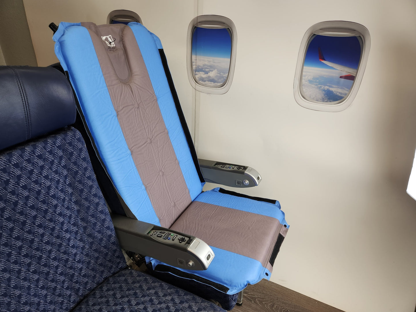 Jet Seat | Airplane Travel Seat Cushion with Pressure Relief | Doctor Recommended | Back Support | Long Flights and Road Trips