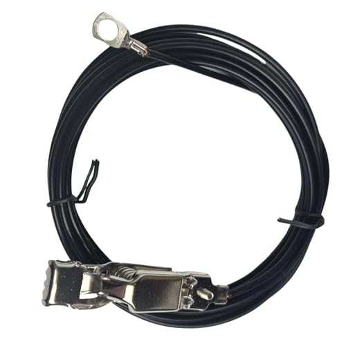 ESD Grounding Cable 10 Foot Cord with Alligator Clip Anti-Static Earth ...