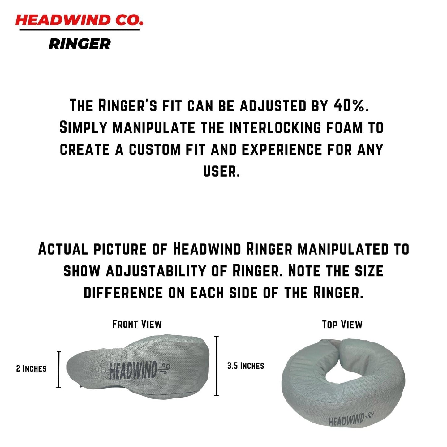 Headwind Cooling or Warming Motorcycle Bicycle or Powersports Neck Ring - Wet for Summer Cooling or Dry for Winter Warmth, Reduce Noise and Dust in a Helmet, Adjustable Shape and Size